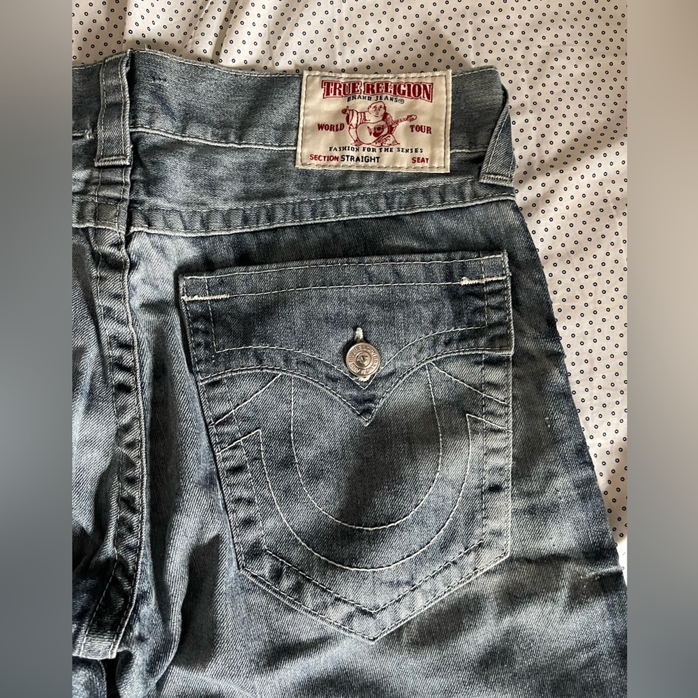 Vintage True Religion Jean with White Stitching